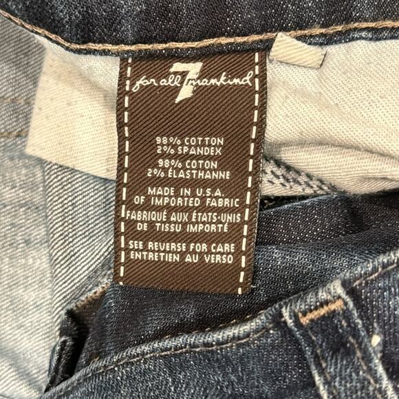 7 For All Mankind Men's Austyn Relaxed Straight Leg Jeans Medium Wash Size 34 - Picture 7 of 10